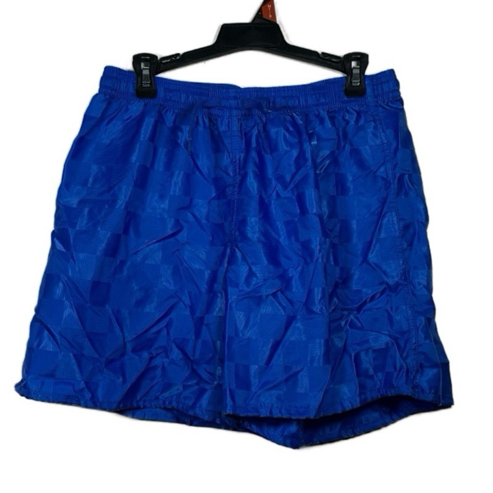 DSG Dicks Athletic Shorts Kids Unisex Blue Checkered Soccer youth large‎ NWOT